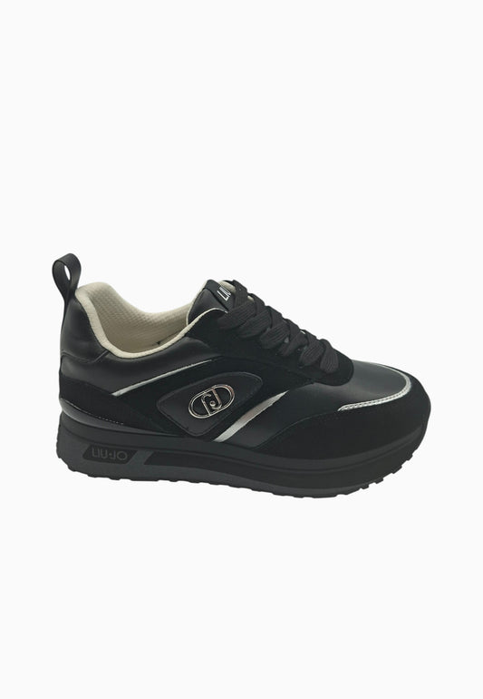 LIU-JO SNEAKER SUEDE NERO