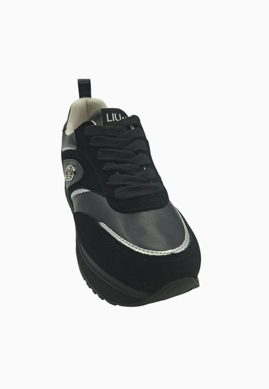 LIU-JO SNEAKER SUEDE NERO