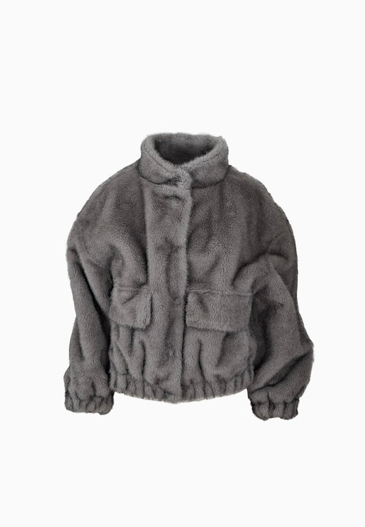 LIU-JO GIUBBOTTO ECOPELLICCIA SILVER