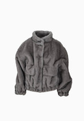 LIU-JO GIUBBOTTO ECOPELLICCIA SILVER