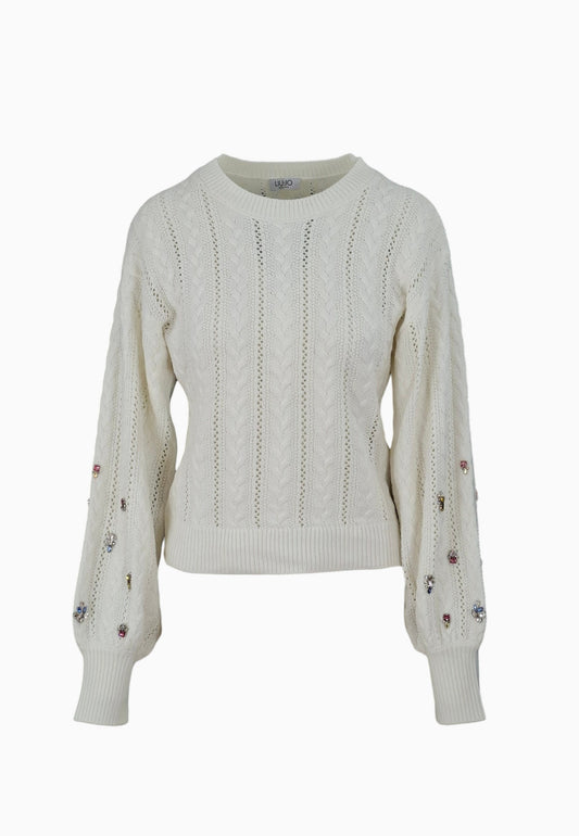 LIU-JO MAGLIA BIANCO