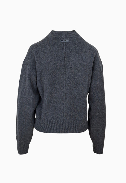 PINKO SPARTA MAGLIA GRIGIO
