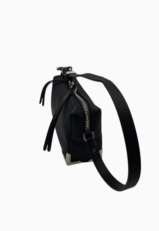 PINKO BAULETTO TRITTICO MINI SHEEP NERO ARGENTO