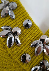 PINKO PIGOLIO PULL  STRASS GREEN