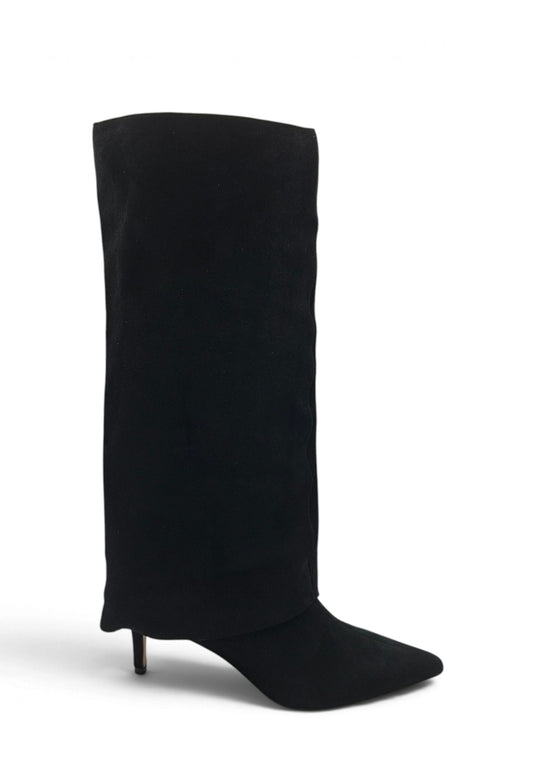KURT GEIGER STIVALE RISVOLTO NERO
