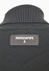 PATRIZIA PEPE PONCHO NERO