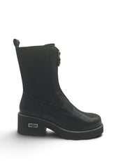 CULT TRONCHETTO ZIP NERO