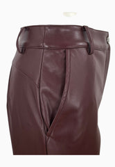 PATRIZIA PEPE PANTALONE BORDEAUX