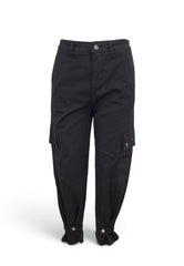 LIU-JO PANTALONE CARGO MOLE ANTRACITE