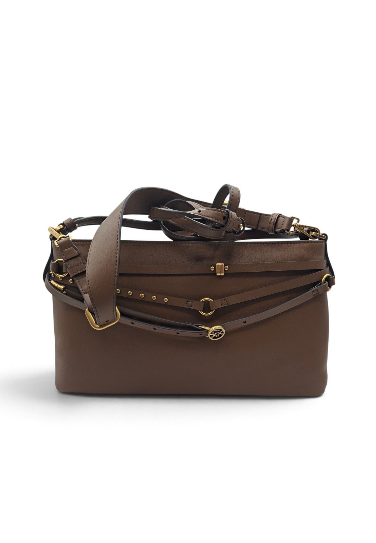 PINKO BELT BAG CLASSIC MARRONE