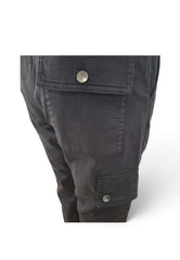 LIU-JO PANTALONE CARGO MOLE ANTRACITE