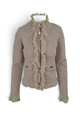 LIU-JO GIACCA MAGLIA PANNA