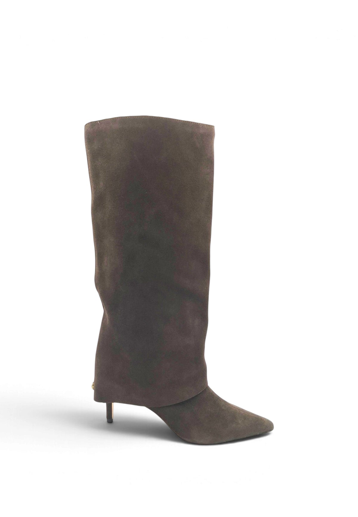 KURT GEIGER STIVALE RISVOLTO BROWN