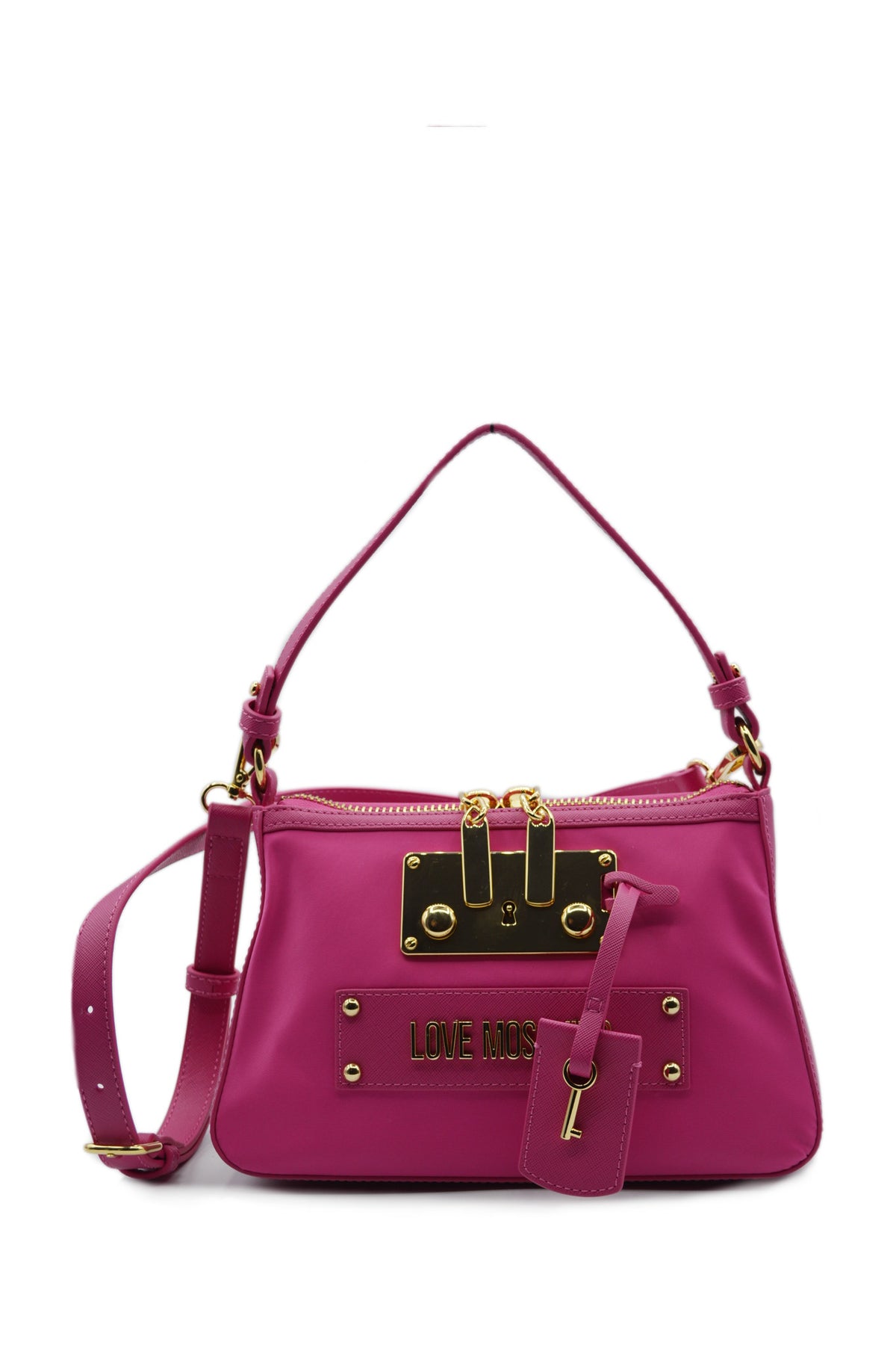 BORSA NYLON+PU FUXIA