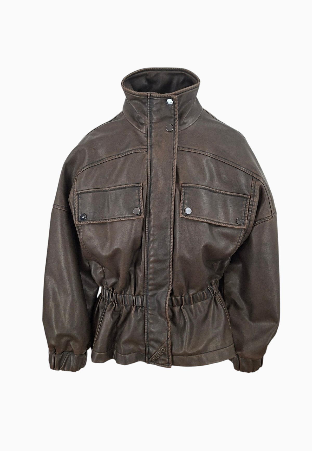PINKO BARKERI BLUSON BROWN