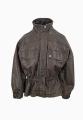 PINKO BARKERI BLUSON BROWN