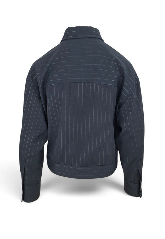 LIU-JO GIACCA RICAMATA GREY