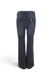 LIU-JO PANTALONE FLARE GAM DENIM BLACK
