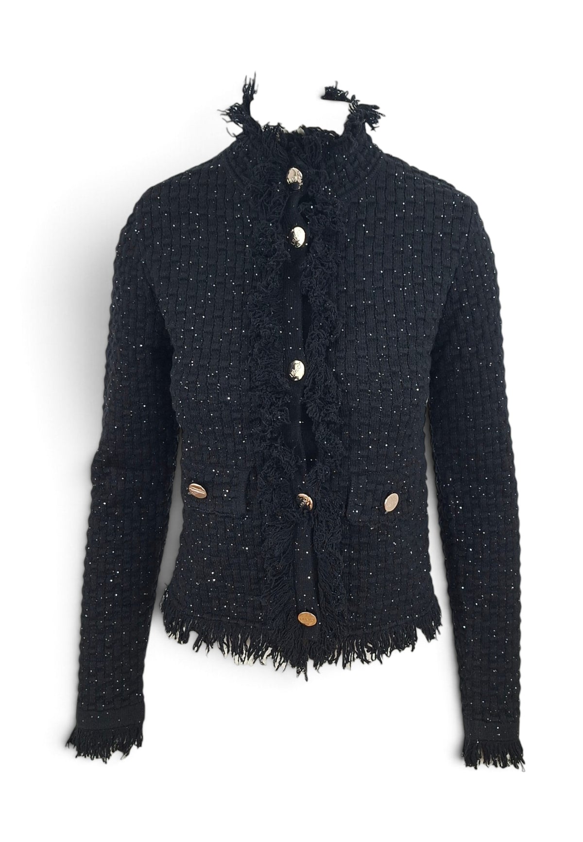 LIU-JO GIACCA MAGLIA NERO