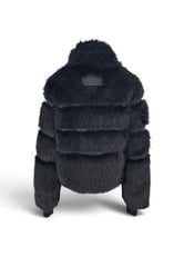 PATRIZIA PEPE BOMBER ECOPELLICCIA NERO