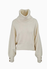 LIU-JO MAGLIA DOLCEVITA BIANCO