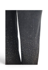 LIU-JO PANTALONE JEANS FULL STRASS BLACK
