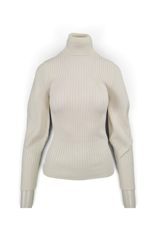 LIU-JO MAGLIA DOLCEVITA BIANCO