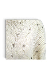 LIU-JO MAGLIA STRASS BIANCO
