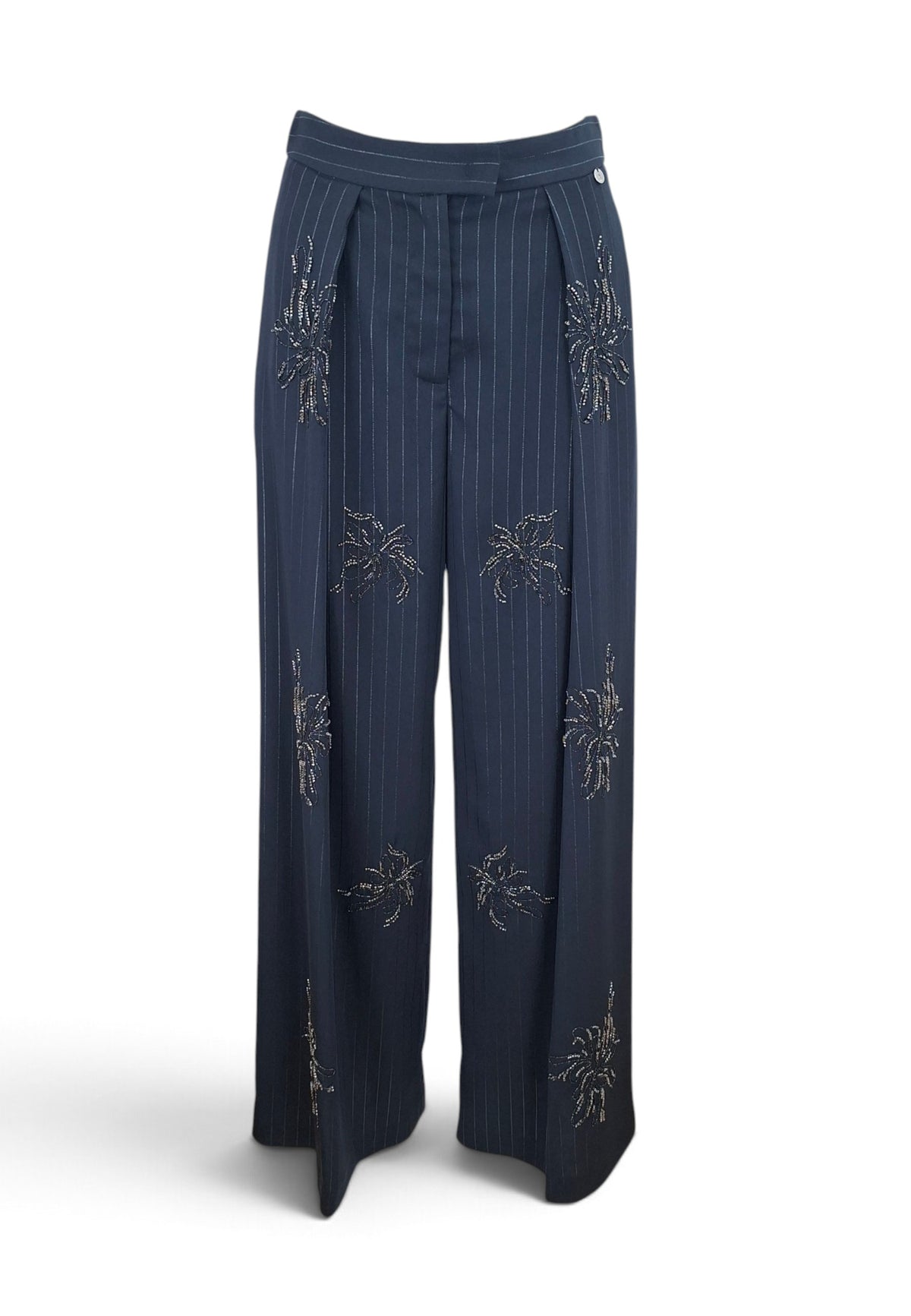 LIU-JO PANTALONE RICAMATO GREY