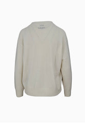 LIU-JO MAGLIA LUCKY BIANCO