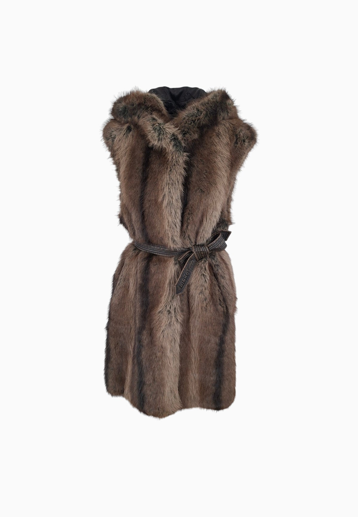 PINKO GALEARIS GILET BEIGE