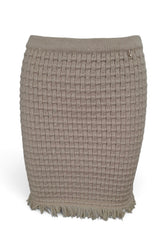 LIU-JO GONNA MAGLIA PANNA