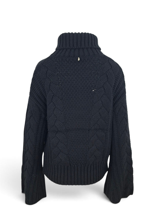 LIU-JO MAGLIA STRASS NERO