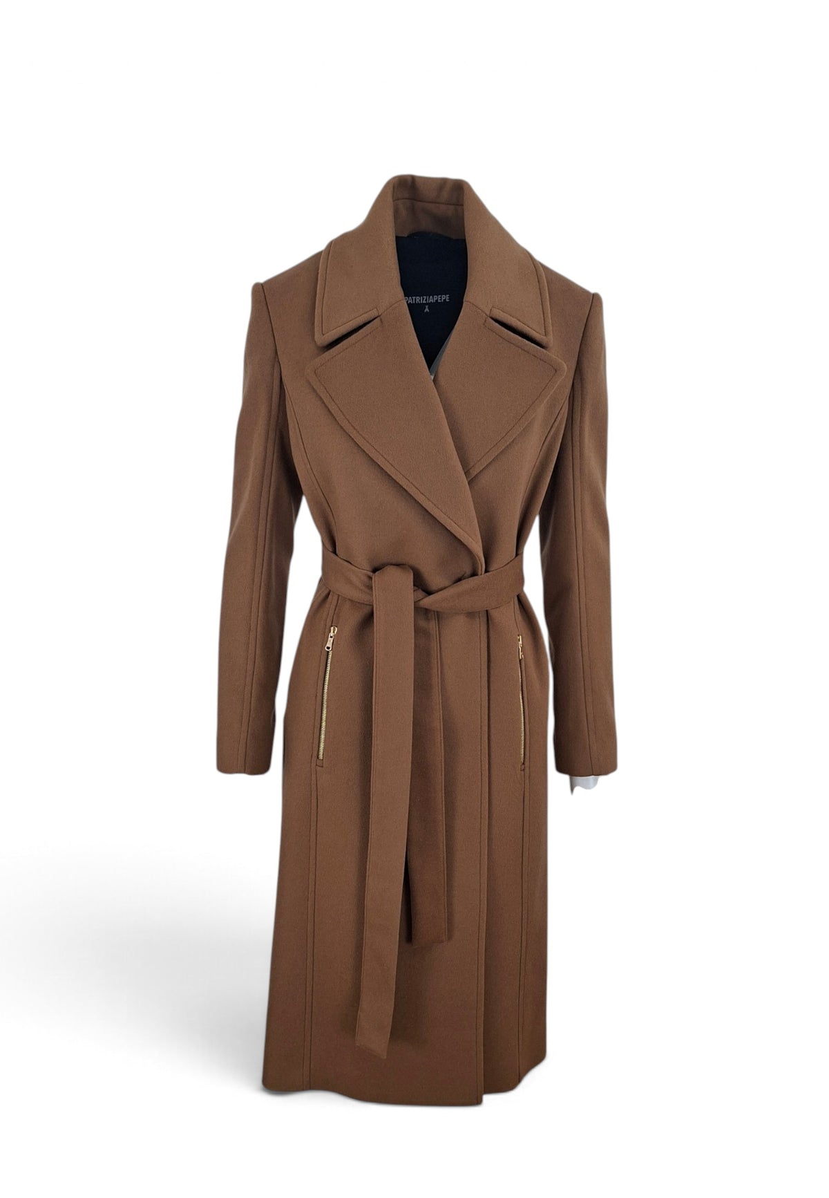 PATRIZIA PEPE CAPPOTTO CAMEL