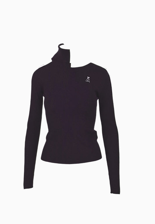 PATRIZIA PEPE MAGLIA NERO BIANCO
