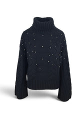 LIU-JO MAGLIA STRASS NERO