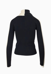 PATRIZIA PEPE MAGLIA NERO BIANCO