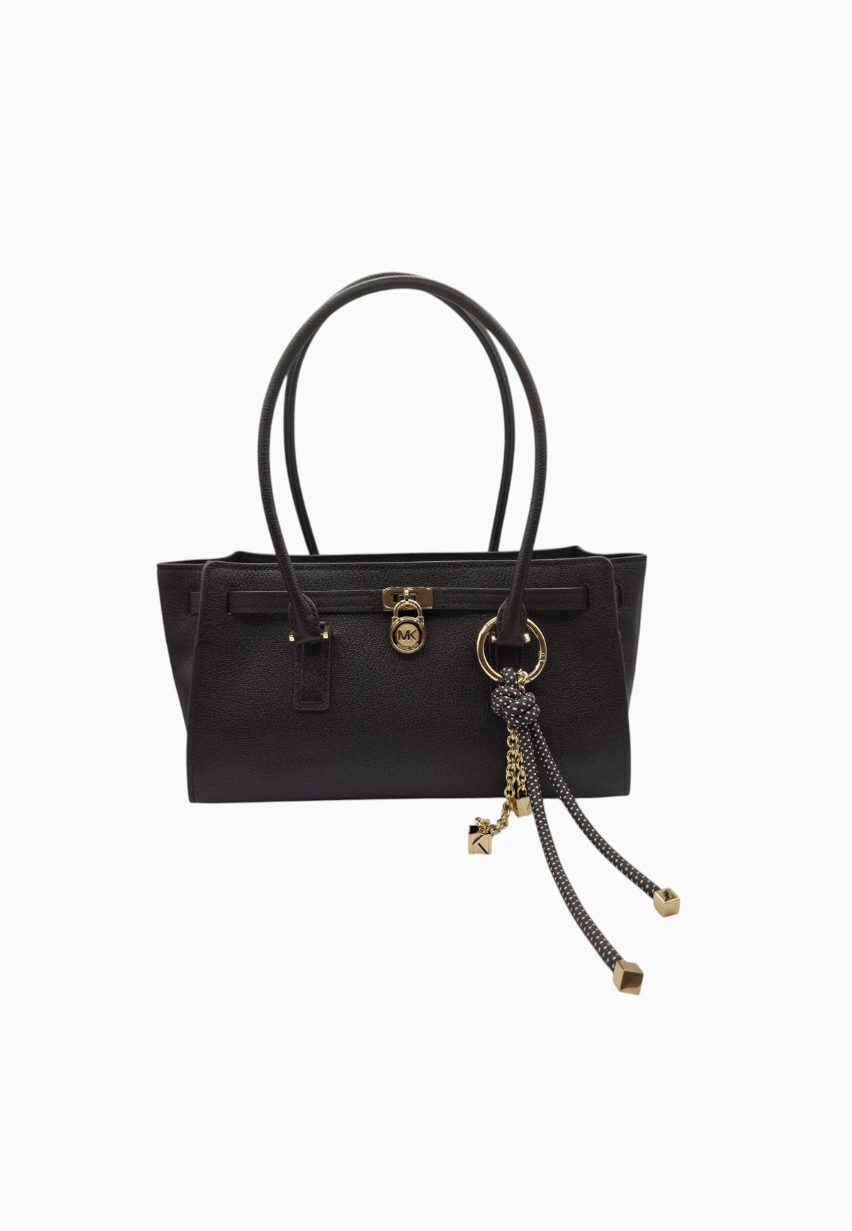 MICHAEL KORS BORSA A MANO E TRACOLLA MORO