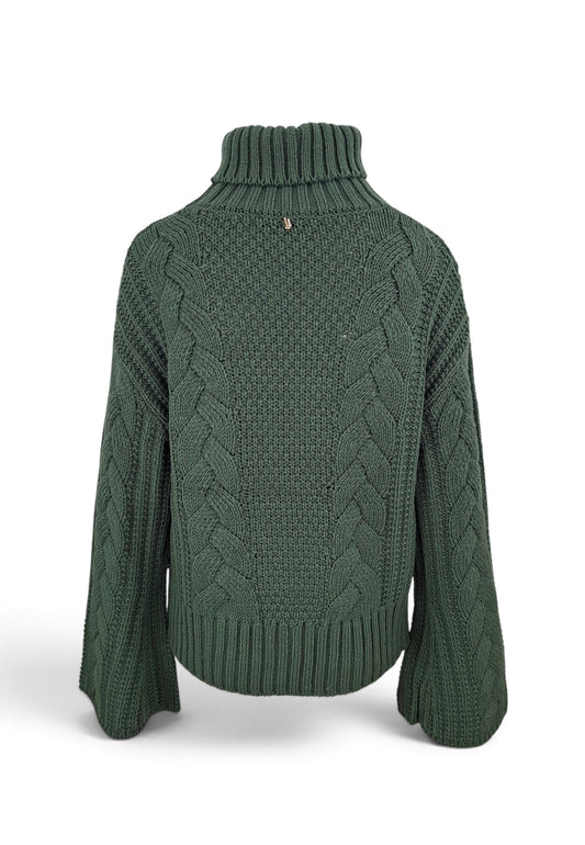 LIU-JO MAGLIA STRASS GREEN
