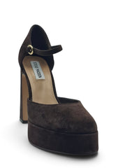 STEVE MADDEN LEXIE DECOLLETE' PLATEAUX NERO