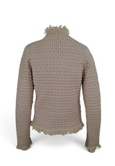 LIU-JO GIACCA MAGLIA PANNA