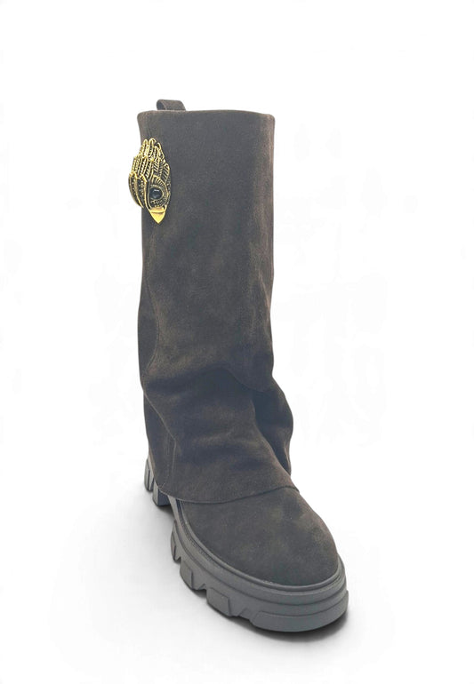 KURT GEIGER POLACCO CAMOSCIO BROWN