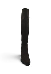MICHAEL KORS STIVALE ALTO SUEDE MORO