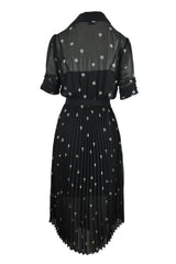 NOTO ABITP GEORGETTE RICAMO