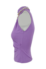 RUSPANE TOP JERSEY CREPE