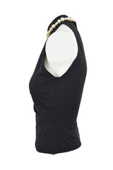 RUSPANE TOP JERSEY CREPE