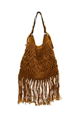 CROSSROADS FRINGE BAG METAL WEAVING
