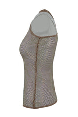 BENGALA TANK TOP RETE STRASS