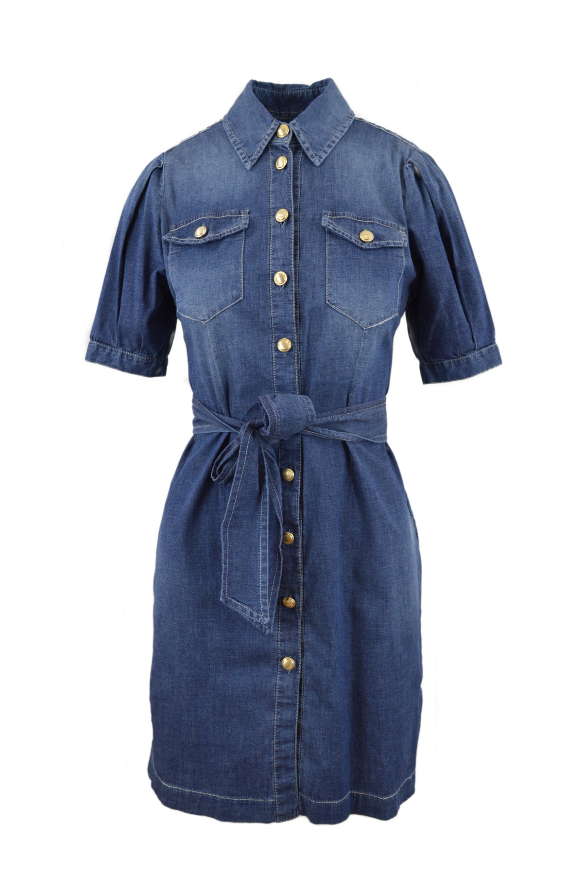ABITO DENIM BOTTONI