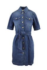 ABITO DENIM BOTTONI
